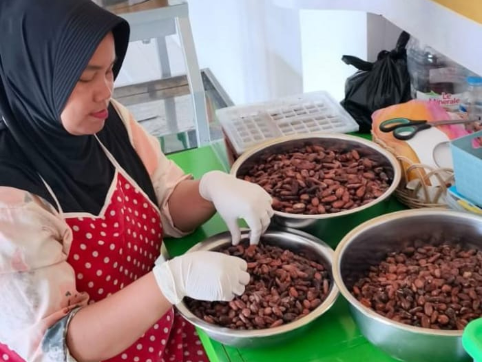 Women-led cacao initiative Indonesia