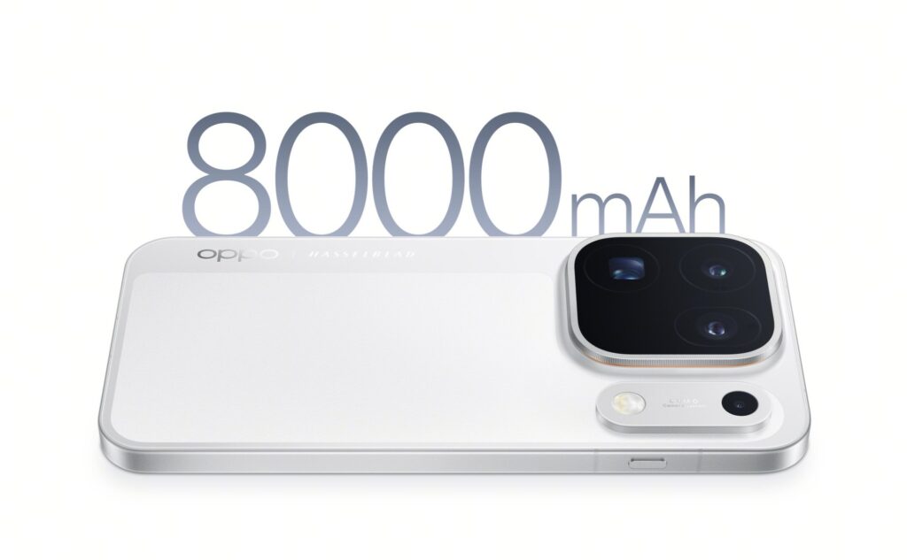 OPPO Find X10 with 8,000mAh silicon-carbon battery